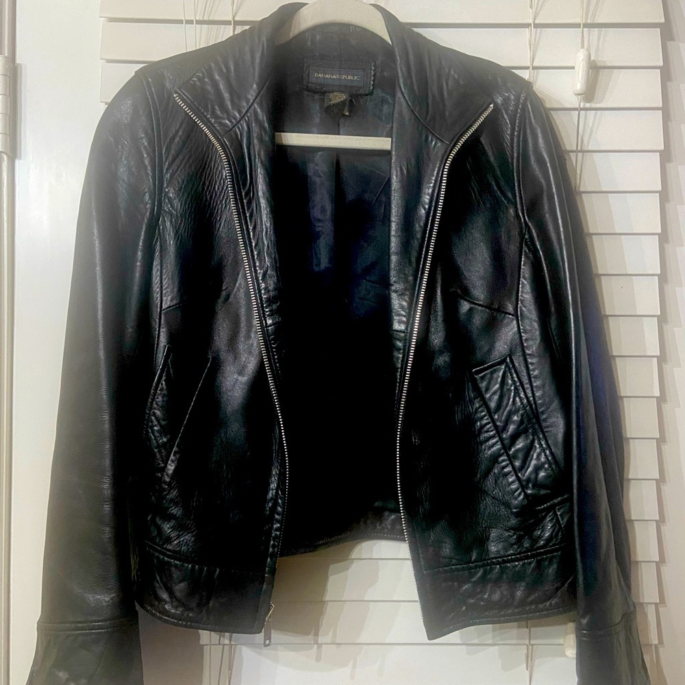 Banana Republic leather jacket